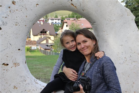 Magda a maskotík sympózia Adelka